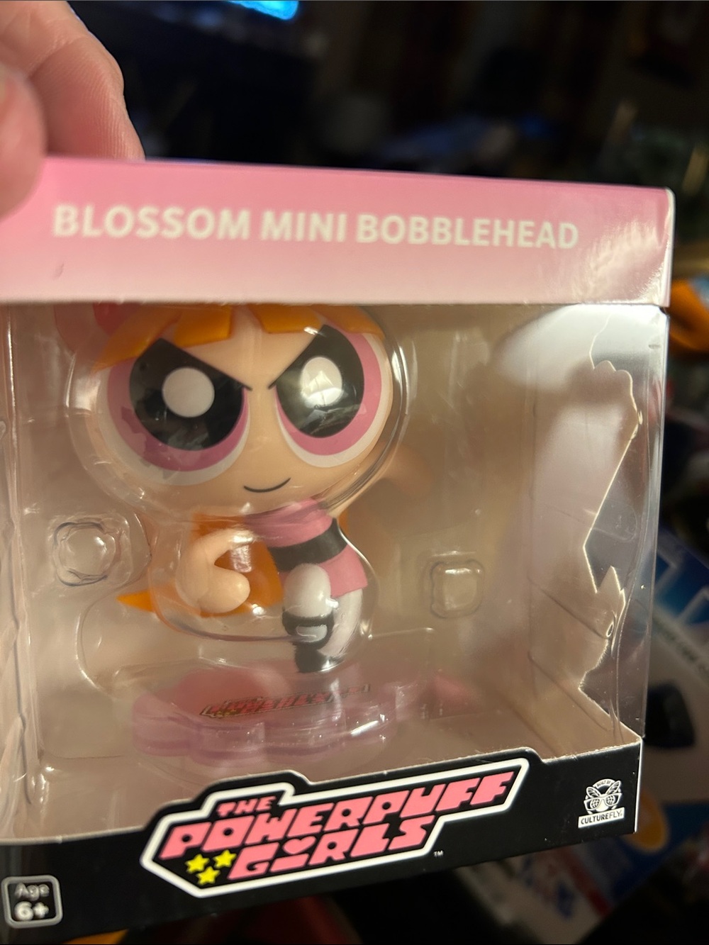 The Powerpuff Girls Blossom Mini Bobblehead - Pink